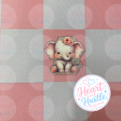 Sweet Little Elephant Flatback