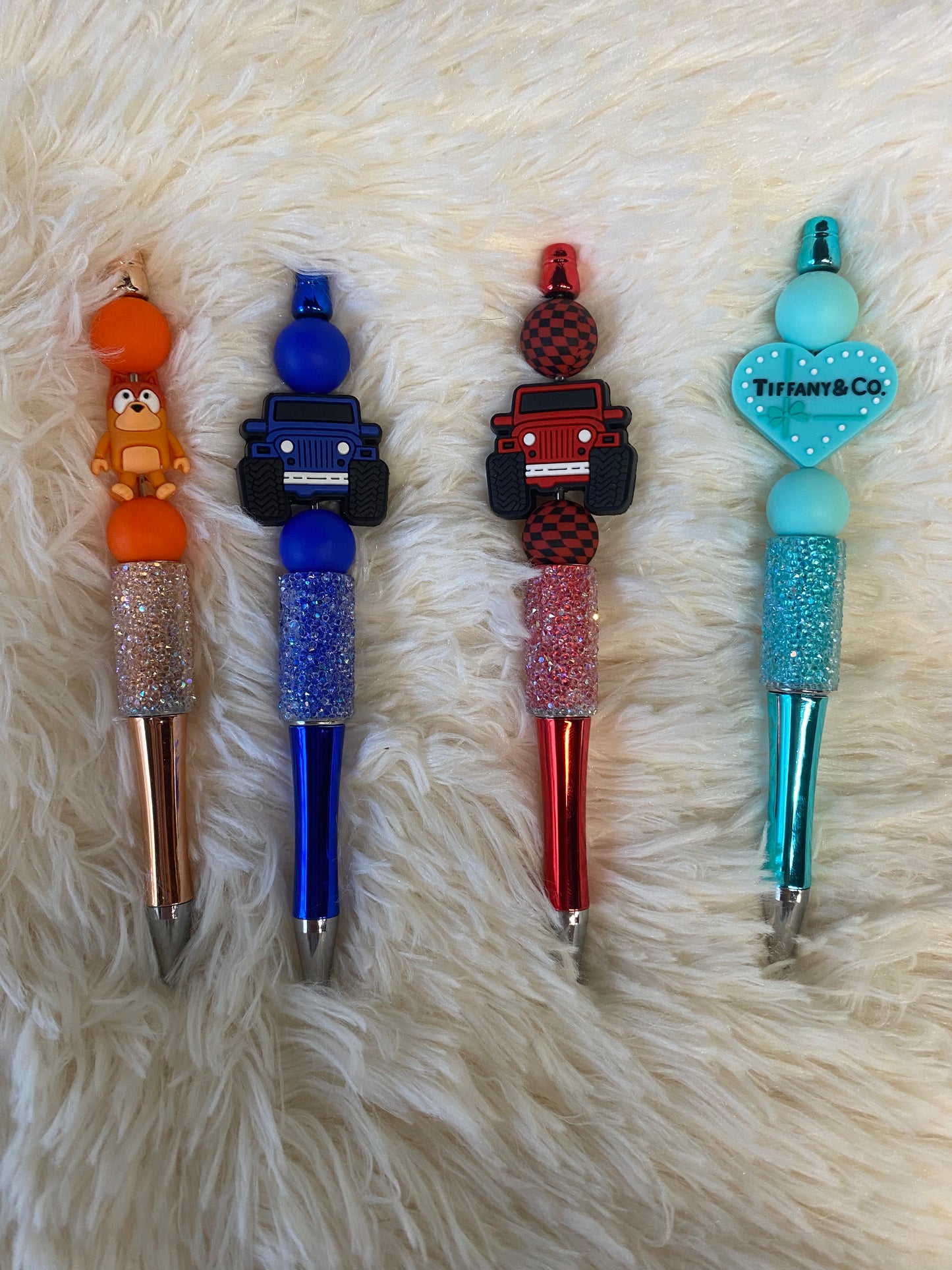 Beaded pens