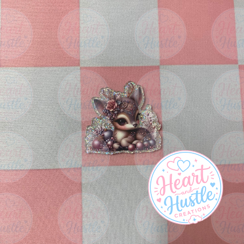 Sparkle Baby Deer Flatback