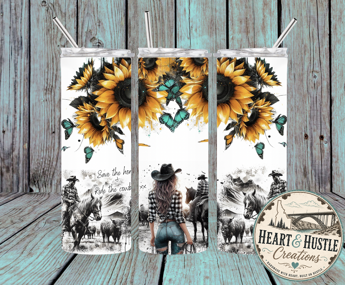 Save the Horse Western Tumbler