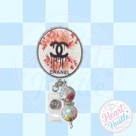 Floral Luxe Badge Reel