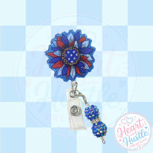 Patriotic Bloom Badge Reel