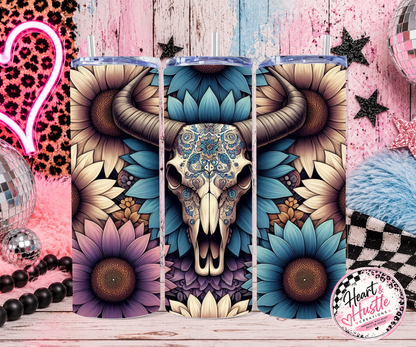 Rustic Bloom Longhorn