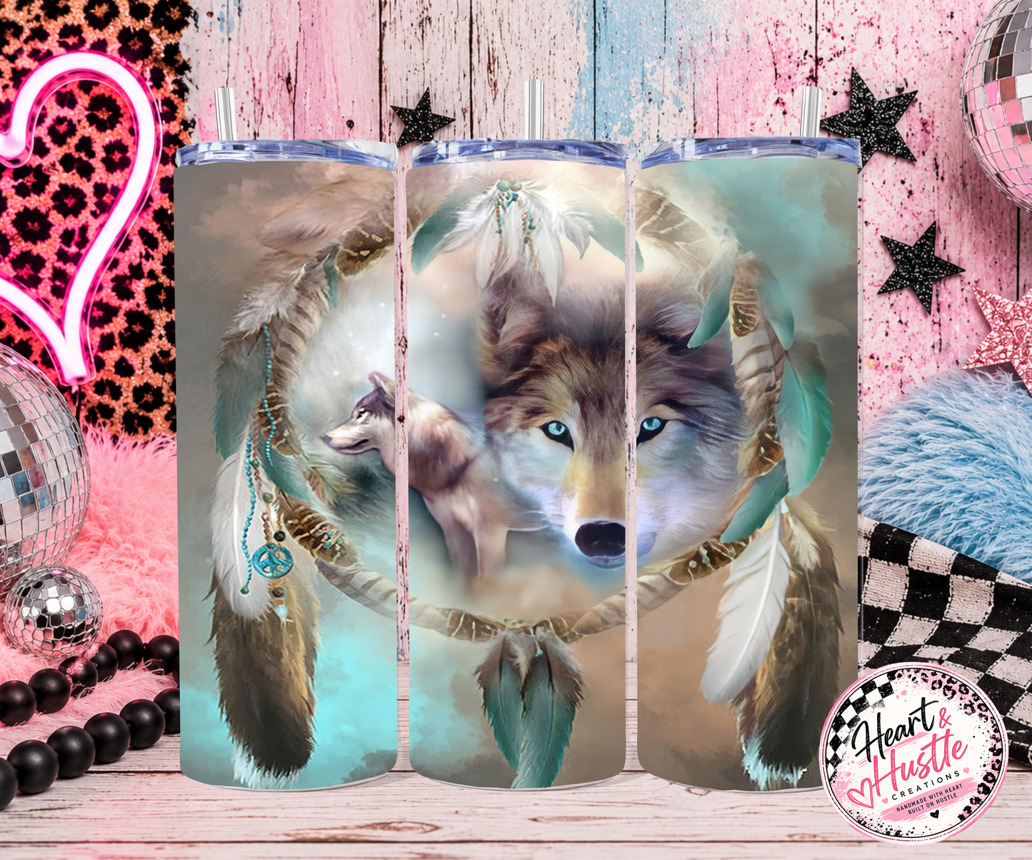 Wolf dream catcher